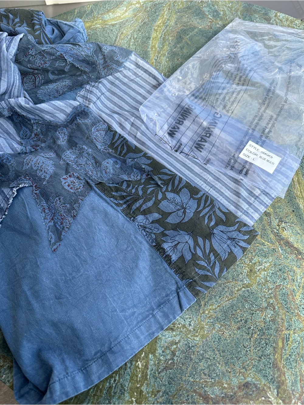 POL Midnight Indigo Patchwork Pants - Picture 9 of 9